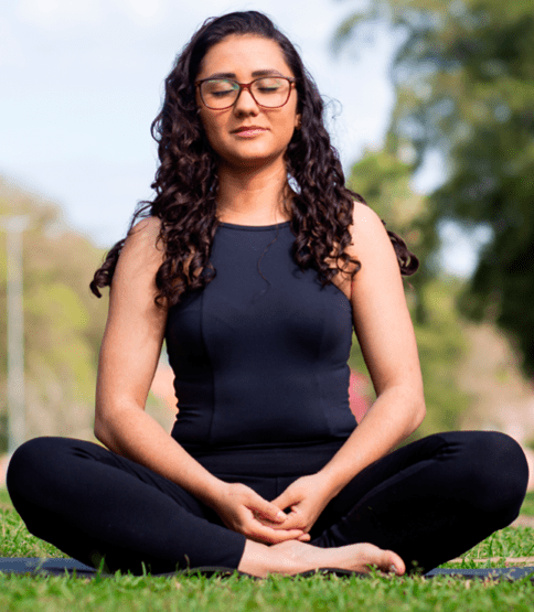 Ambiente do estúdio Arte em Movimento Yoga em Viamão