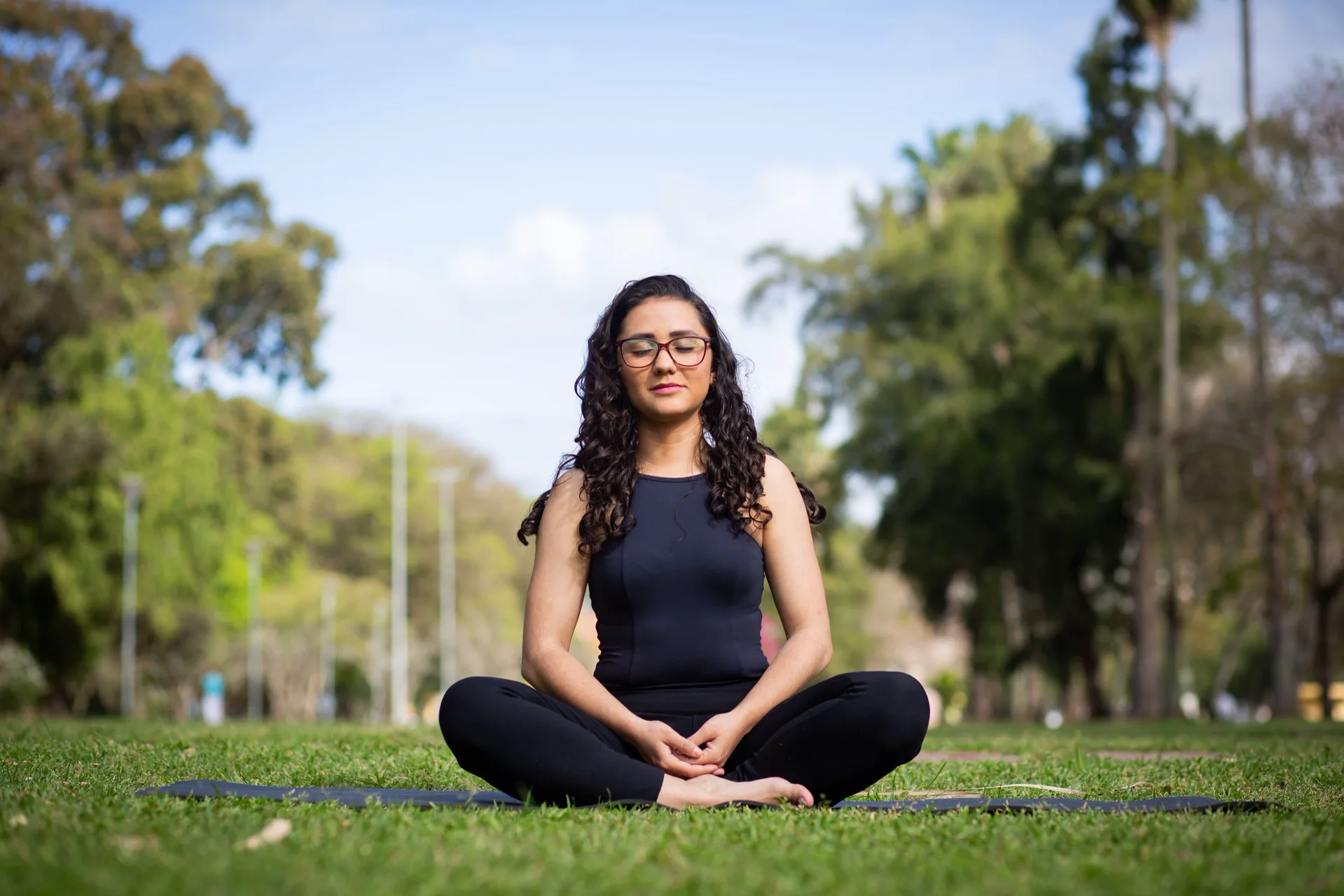 Melissa Torales, instrutora de yoga em Viamão RS